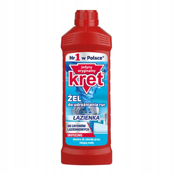 Kret Żel do Udrożniania Rur w Łazience 500g