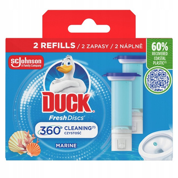 Duck Fresh Discs Żelowe Krążki do Toalety Marine 2x36ml