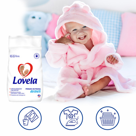 LOVELA Baby Proszek Hipoalergiczny MIX 8,2kg (82p)