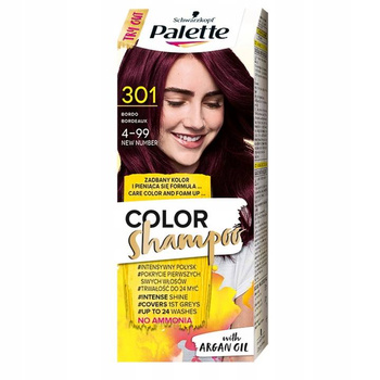 Palette Szampon Koloryzujący 301 Bordo 24 myć