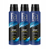 Fa Men Deo Spray Sport For Men 150ml x3