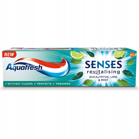 Aquafresh Senses Eucalyptus Pasta do Mycia Zębów 75ml