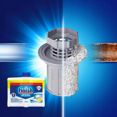 Finish Płyn Do Czyszczenia Zmywarki Lemon 2x250 ml