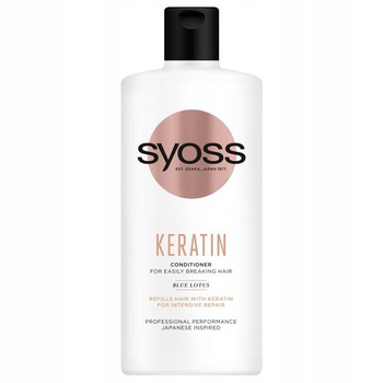 Syoss Keratin Odżywka do włosów Łamliwych 440ml