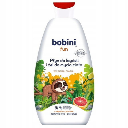 Bobini Fun Płyn do Mycia dla Dzieci Cytrus 500ml