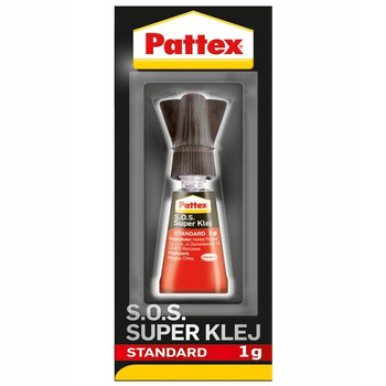 Pattex Klej Super Glue Klej Błyskawiczny SOS 1g