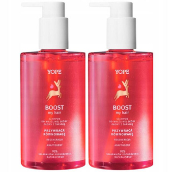 YOPE Boost Szampon do Wrażliwej Skóry Głowy 2x300ml
