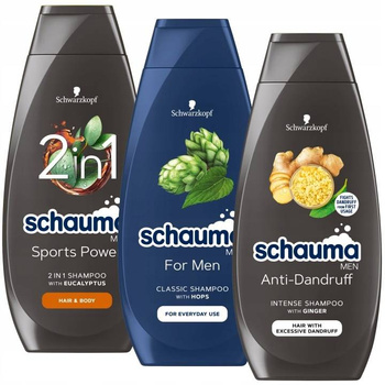 Schauma MEN Szampon do Włosów dla Mężczyzn Mix