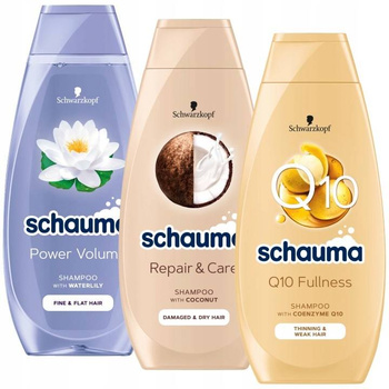 Schauma Szampon do Włosów Objętość Odbudowa Mix