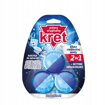 Kret Kostka do Spłuczki Ocean Fresh 50g x3