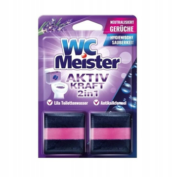 WC Meister Kostka Barwiąca do WC Lila 2x50g