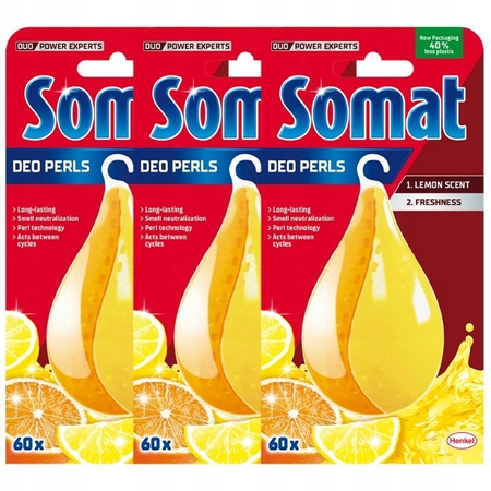 Somat Deo Duo-Perls Lemon Zapach do Zmywarki 3x17g