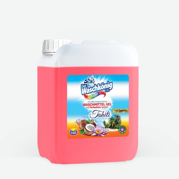 Waschkonig Żel do Prania Kolor Perfumowany Zapach Tahiti 5l 166 prań
