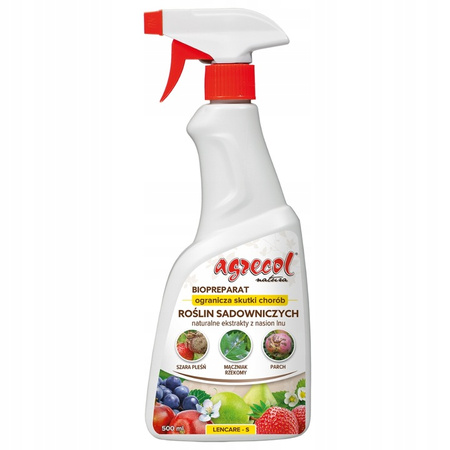 Agrecol Natura Lencare Spray na Choroby Grzybowe Roślin Sadowniczych 500ml