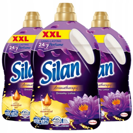 Silan Płyn do Płukania Dreamy Lotus 2,772l 126pr x3