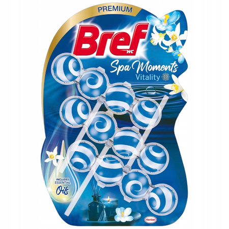 Bref Spa Moments Vitality Zawieszka do WC 3x50g