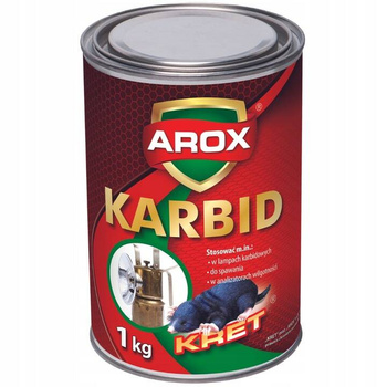 Arox Karbid Granulowany Odstraszacz Przeciwko Kretom i Nornicom 1kg