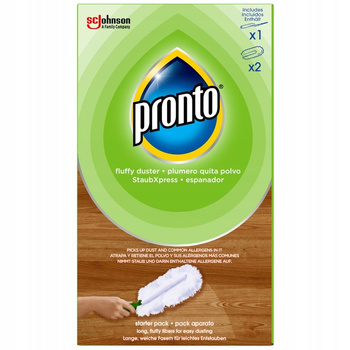 Pronto Duster Miotełka do Sierści i Kurzu - Zestaw Startowy z 2 Wkładami