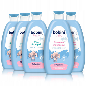 Bobini Szampon Płyn do Kąpieli dla Dzieci mix 5 op
