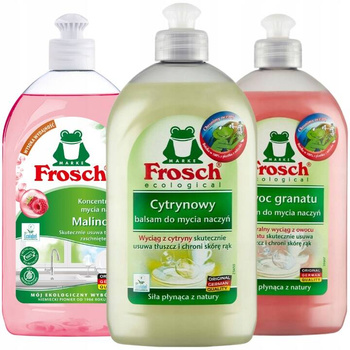 Frosch Koncentrat Balsam do Mycia Naczyń MIX 3x500