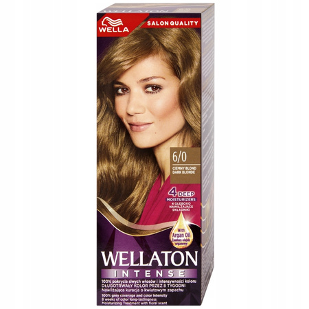 Wellaton Intense Farba do włosów 6/0 Ciemny Blond X3
