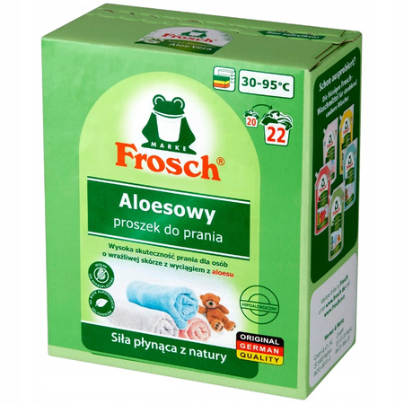 Frosch Proszek do Prania Aloe Vera 1,45kg 22pr