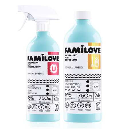 Yope FamiLove Płyn do Podłóg Uniwersalny 750ml x2