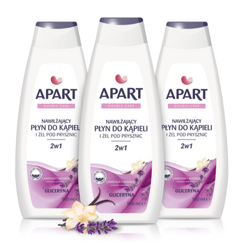 Apart Żel pod Prysznic Damski Lawenda Wanilia 900 x3