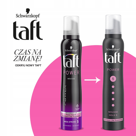 Taft Power Cashmere Pianka do włosów 200ml