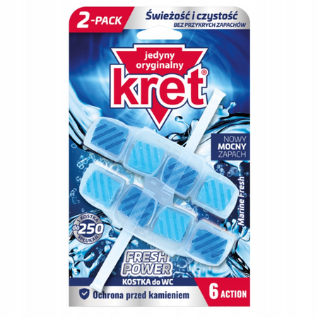 Kret do WC Marine Fresh Citrus Fresh 2x40g x2