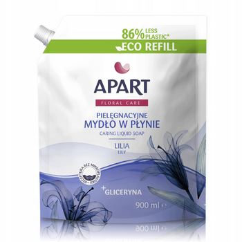 Apart Floral Care Mydło Płynie Lilia Zapas 900ml
