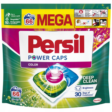 Persil Power Caps Kapsułki do Prania Koloru 66 szt