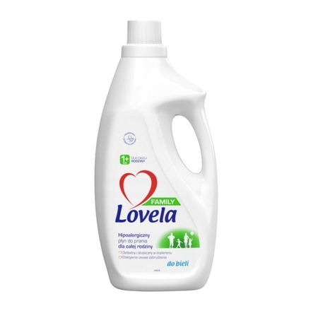 LOVELA Family Płyn do Prania Bieli 1,85L (28 pr)