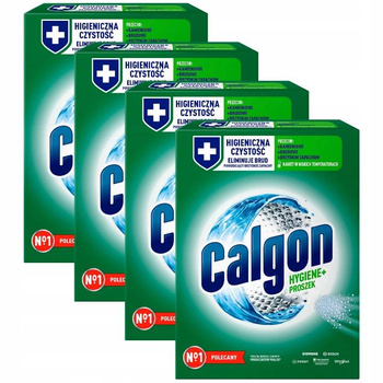 Calgon Hygiene Proszek do Czyszczenia Pralki 1kg x4