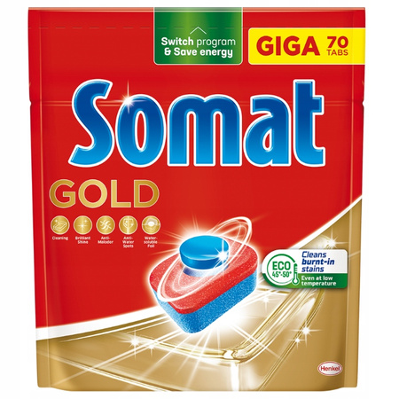 Somat Tabletki do Zmywarki Gold 70 szt