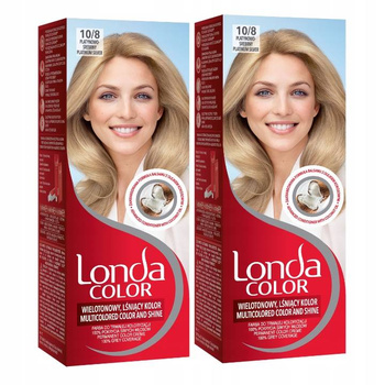 Londa Color Farba Włosów Platynowo Srebrny 10/8 x2