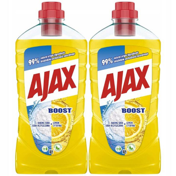Ajax Boost Soda & Cytryna Płyn Uniwersalny do Mycia Podłóg 2x1L