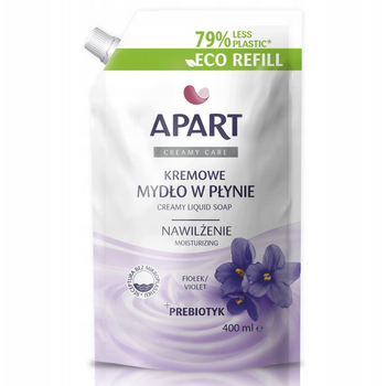 Apart Kremowe Mydło w Płynie Zapas Fiołek 400ml