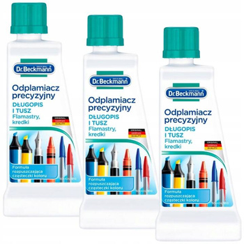 Dr. Beckmann Odplamiacz Precyzyjny Długopis i Tusz x3
