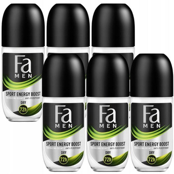 Fa Men Antyperspirant w Kulce Sport Energy 6x50ml