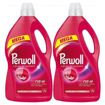 Perwoll Renew Color Płyn do Prania Koloru 2x3,75l 150 prań
