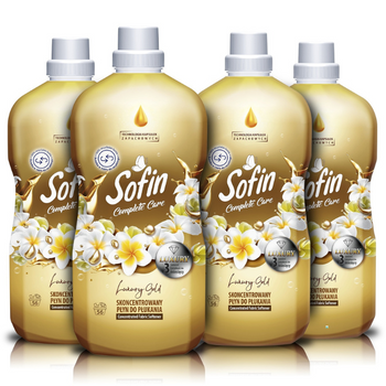 Sofin Płyn do Płukania Luxury Gold 1,4L (56 prań) x4