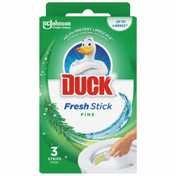 Duck Fresh Stick Żelowe Paski do Toalet Sosna 3x9g