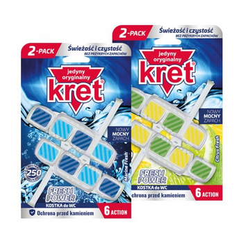 Kret do WC Marine Fresh Citrus Fresh 2x40g x2