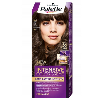 Palette Farba do włosów N4 (5-0) Jasny Brąz