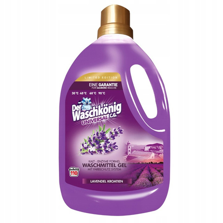 Waschkonig Żel do Prania Zapach Lawendowa Chorwacja 3,305l 110 prań