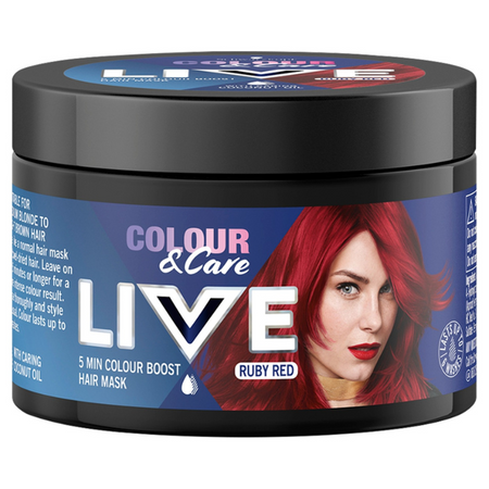 Schwarzkopf Live Colour Care Maska Koloryzująca do Włosów Ruby Red 150ml