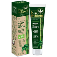 Bio Madent Konopna Pasta do Zębów z Węglem Drzewnym z Bambusa 100 ml