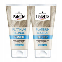 Palette Platinum Blonde Toner do Włosów 150ml x2