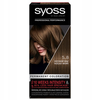 Farba do włosów Syoss Color 5-8 Orzechowy Brąz 